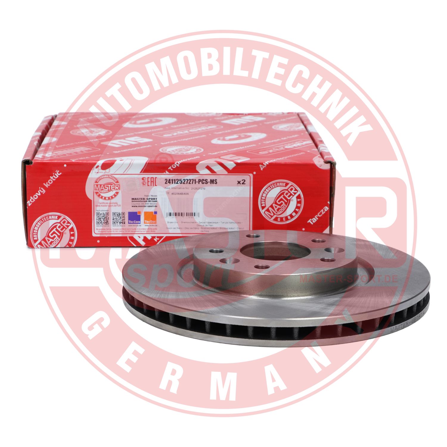 Disc frana MASTERSPORT GERMANY 24112527271-PCS-MS